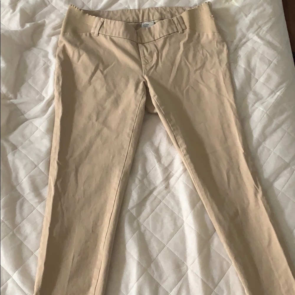 Old navy maternity khaki pants